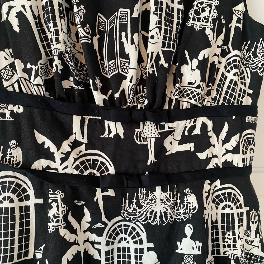 RARE Lilly Pulitzer Late Night Toile Dress - Picture 6 of 11